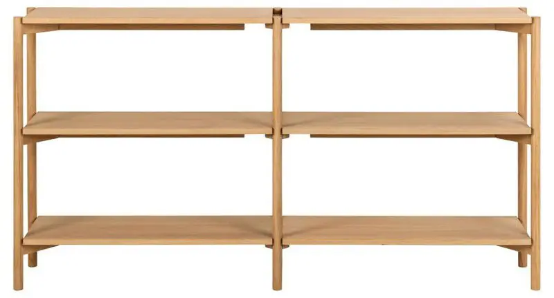 Authentiek Boekenkast Naturel - 169x30x88,4cm - Ronna