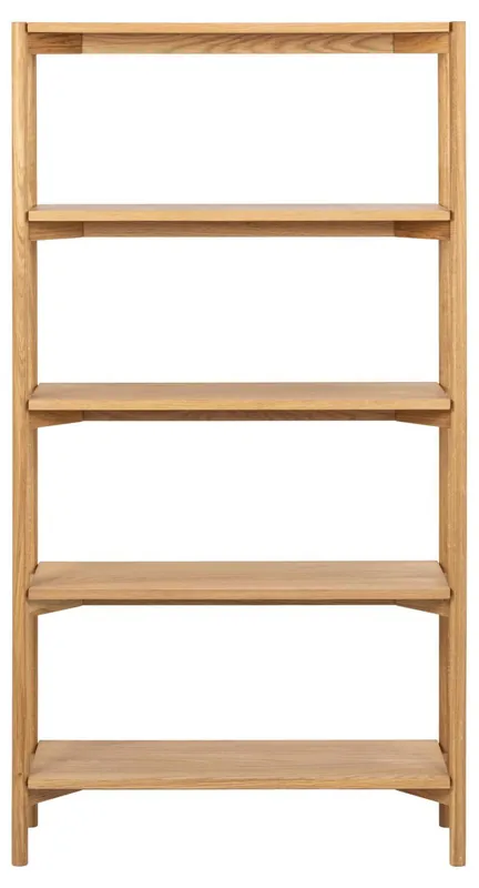 Boekenkast Naturel - 86x30x160cm - Ronna Veilige Betaling