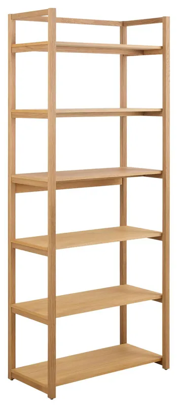 Boekenkast Naturel - 80x40x199,2cm - Mista Gereduceerde Prijs