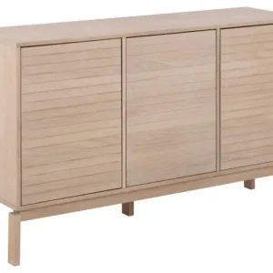 Dressoir - Wit Eiken - 135,4x40x80cm - Klevik Beperkt Aanbod