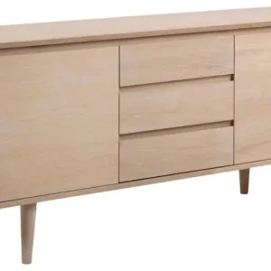 Dressoir - Wit Eiken - 150x40x75cm - Rosta Lage Prijs