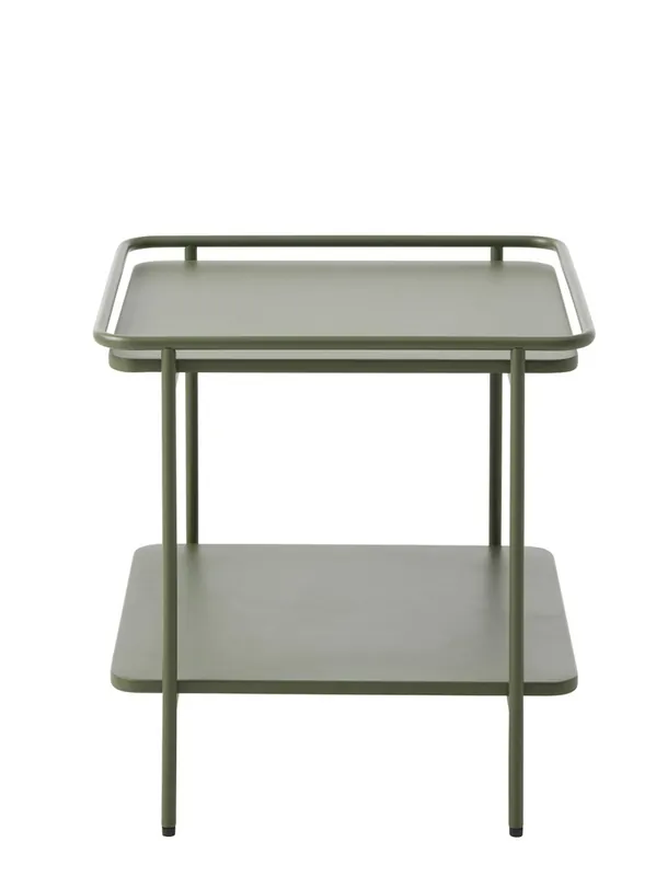 Rechtstreeks Van De Fabrikant Nachtkastje Groen Metaal - 45x45x44,3cm - Yuba