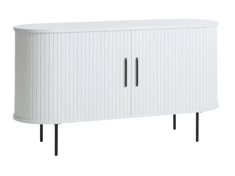 Uitverkoop Dressoir Wit Eikenhout - 120x45x76cm - Nola