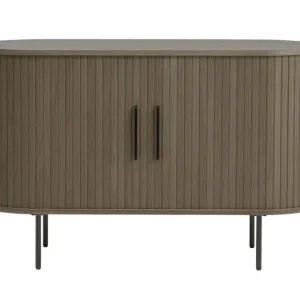 Dressoir Donker Eikenhout - 120x45x76cm - Nola Lage Kosten