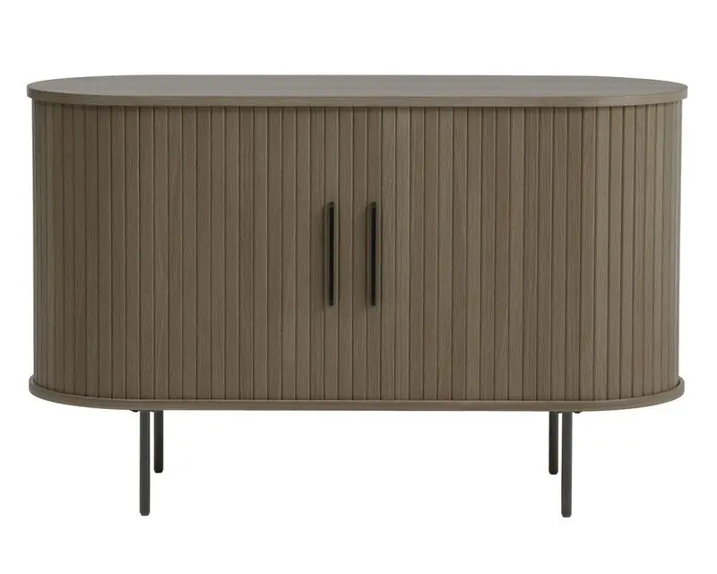 Dressoir Donker Eikenhout - 120x45x76cm - Nola Lage Kosten