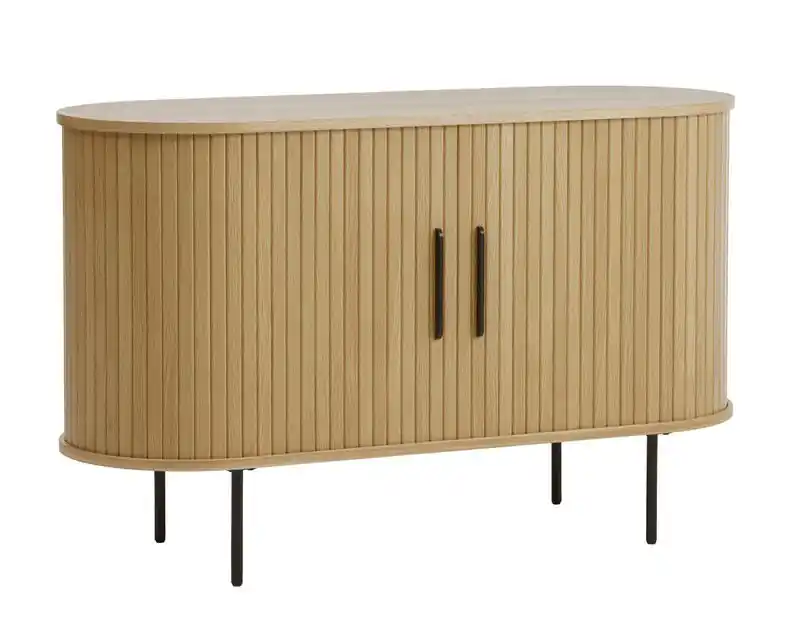 Dressoir Naturel Eikenhout - 120x45x76cm - Nola Alleen Vandaag