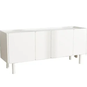 Dressoir Wit Metaal - 160x45x70cm - Bera Favoriet