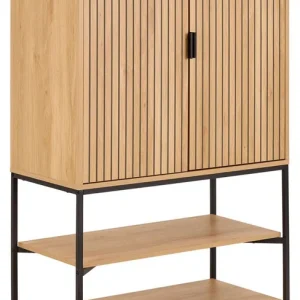 Wandkast Naturel Eikenlook - 80x40x140cm - Juna Flitsaanbieding