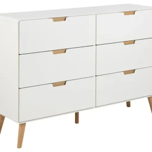 Dagaanbieding Dressoir Naturel - 6-lades - 135x40x90cm - Lowy