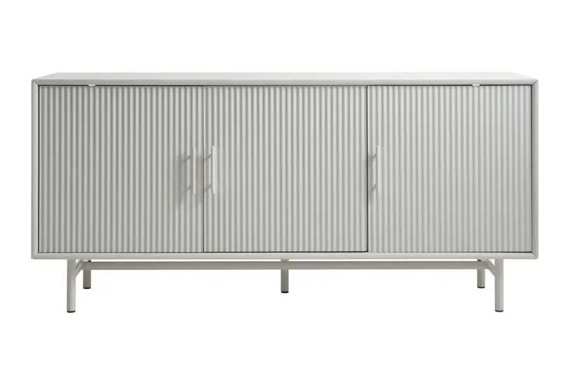 Bulkbestelling Dressoir Greige Metaal - 3-Deuren - 160x45x75cm - Palma