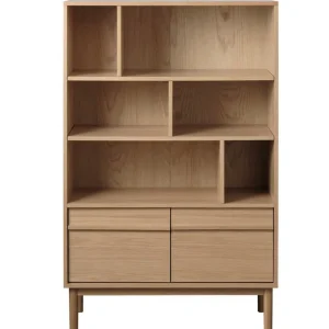 Boekenkast Ponza Naturel Eiken 140cm - Giga Living Geld-Terug-Garantie