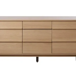 Hoge Kwaliteit Dressoir Ponza Dressoir Naturel Eiken 140cm - Giga Living
