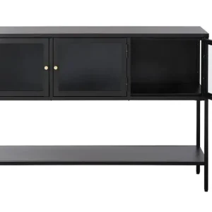 Dressoir Zwart Metaal - 3-Vakken - 131,8x40x88cm - Carmel In De Mode