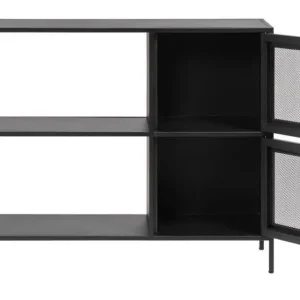 Kast Zwart - 35x100x81cm - Metaal - Kast Malibu Express Levering