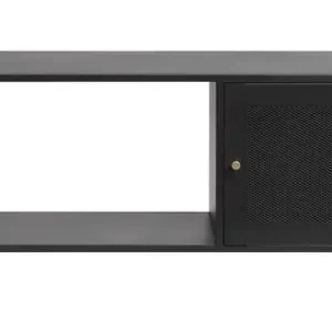 Kast Zwart - 35x120x47cm - Metaal - Kast Malibu Bestel Nu