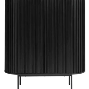 Kast Zwart - 45x110x125cm - Eikenhout - Kast Siena Populair
