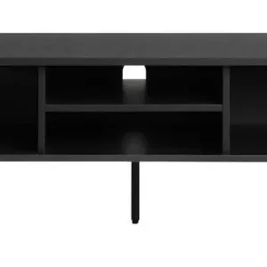 Modern Tv Meubel Zwart - 40x120x43cm - Melamine - Meubel Pensacola