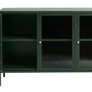 Actieprijs Dressoir Groen - 40x132x85cm - Metaal - Dressoir Bronco