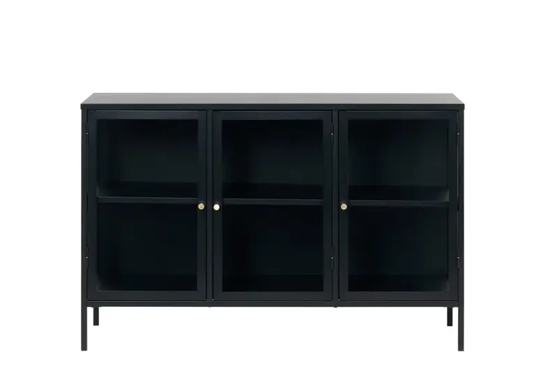 Dressoir Zwart - 40x132x85cm - Metaal - Dressoir Carmel Aanbieding