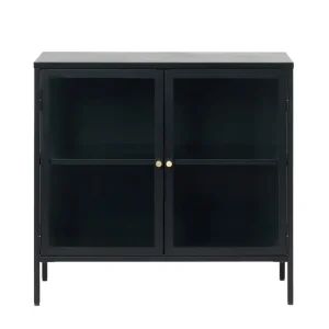 Dressoir Zwart - 40x90x85cm - Metaal - Dressoir Carmel Topkwaliteit