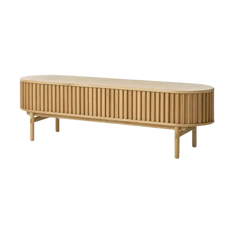Direct Verzonden Kjeld houten tv meubel naturel - 160 x 45 cm