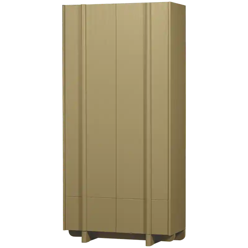 Gereduceerde Prijs WOOOD Basu Opbergkast - Grenen - Moss - 210x101x46