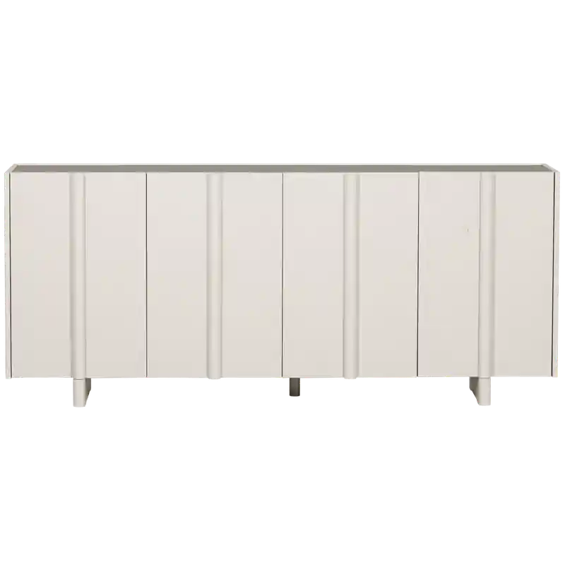 WOOOD Basu Dressoir - Grenen - Dust - 85x200x46 Laatste Versie