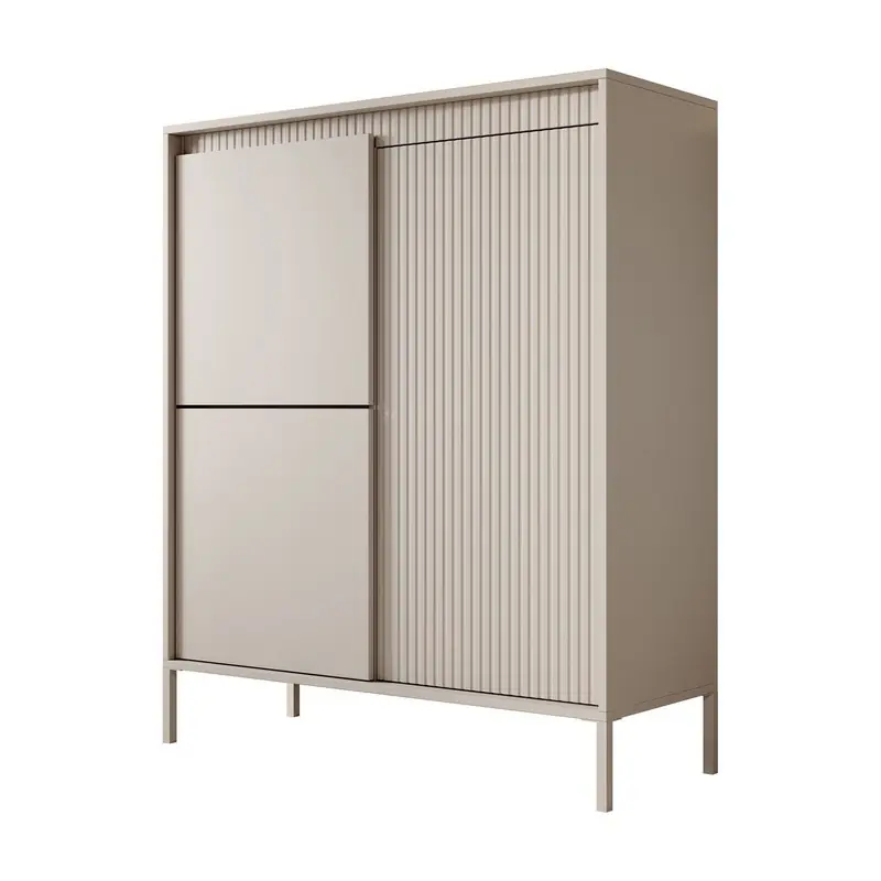 Meubella - Dressoir Saran - Beige - Hoog - 104 cm Voordeelprijs