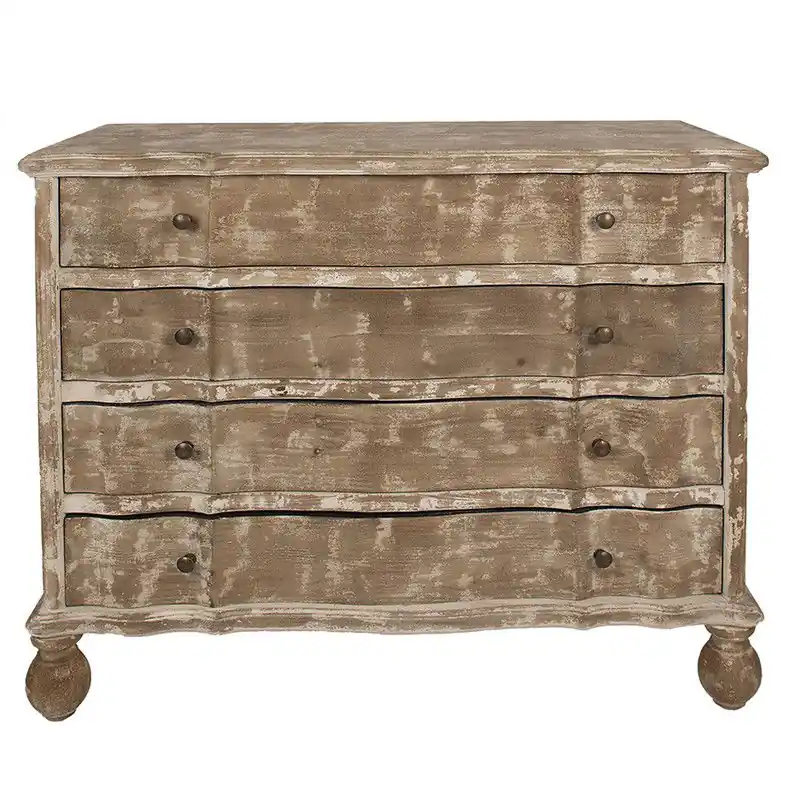 Clayre & Eef Dressoir 100x45x85 cm Bruin Hout Hoge Kwaliteit
