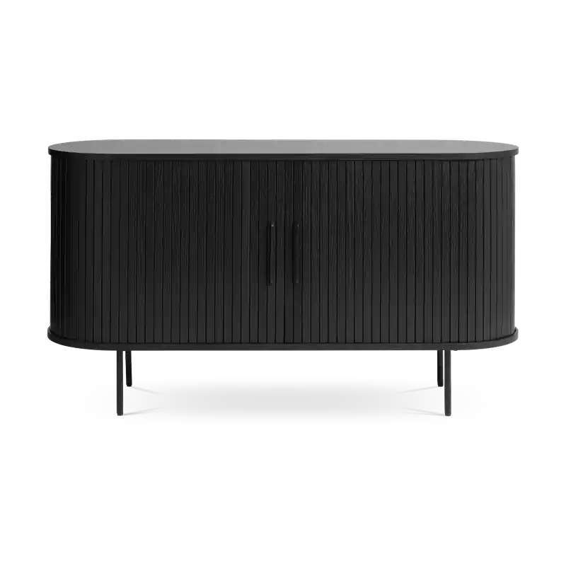 Lenn houten sideboard zwart - 140 x 45 cm Seizoensaanbieding