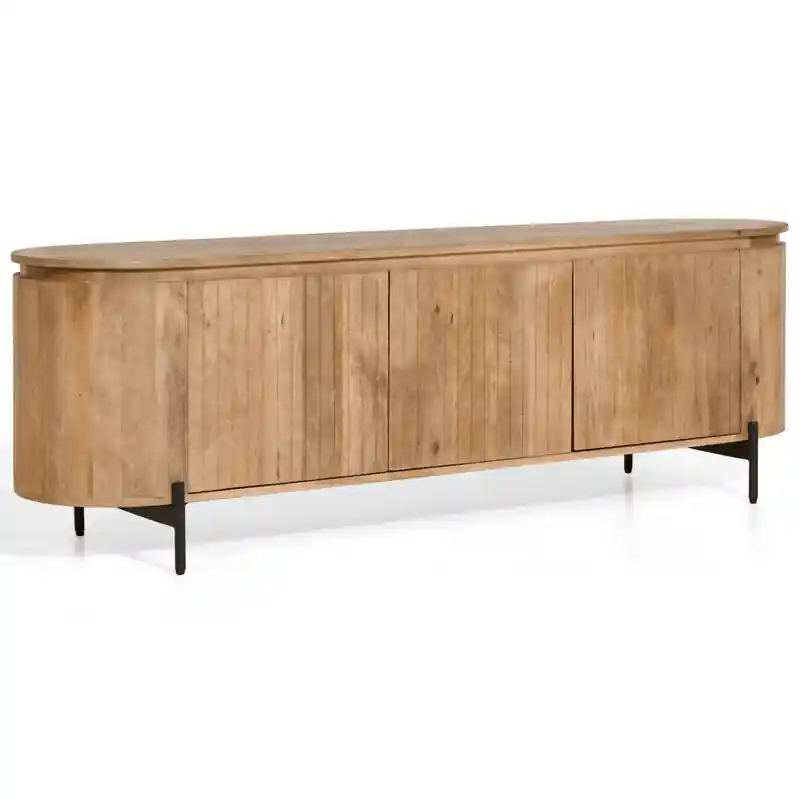 Finale Uitverkoop Collectables TV meubel Licht bruin 175x40x56