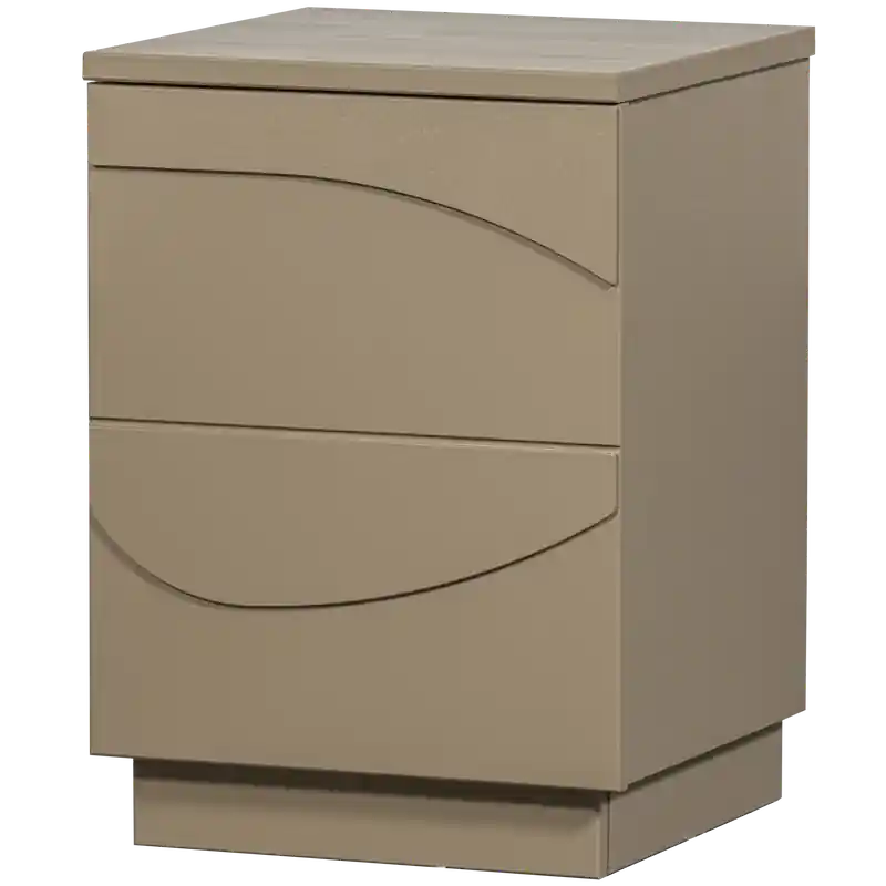 WOOOD Teo Nachtkastje - Grenen - Mud - 50x36x35 Gratis Verzending