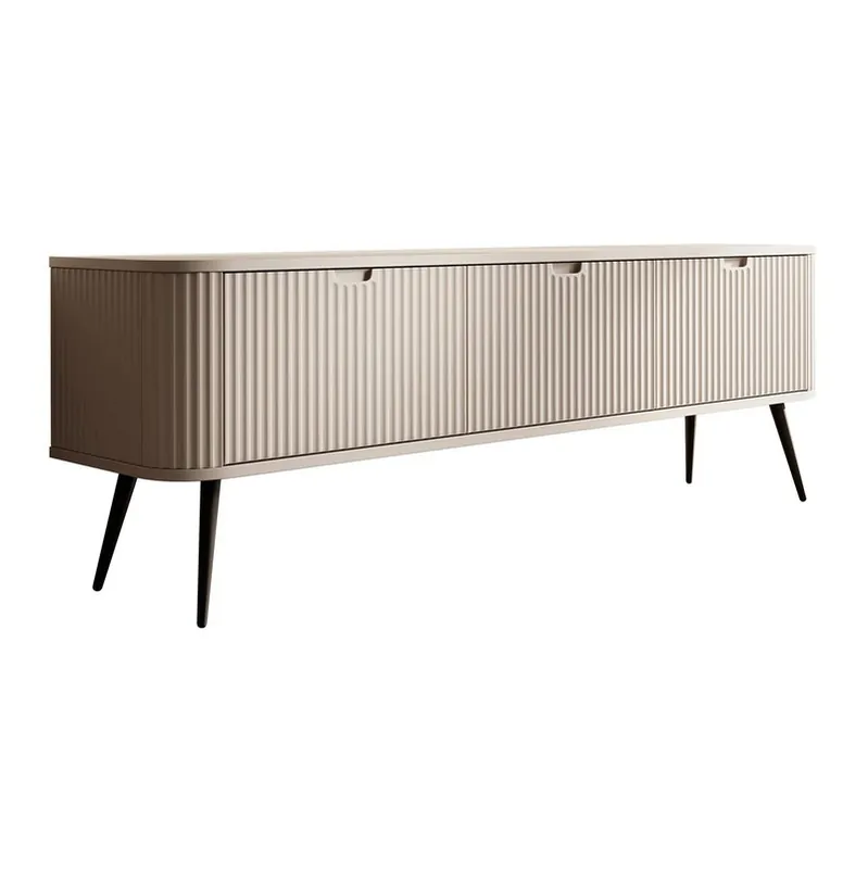 Meubella - TV-Meubel Zakari - Beige - 168 cm Hoge Kwaliteit