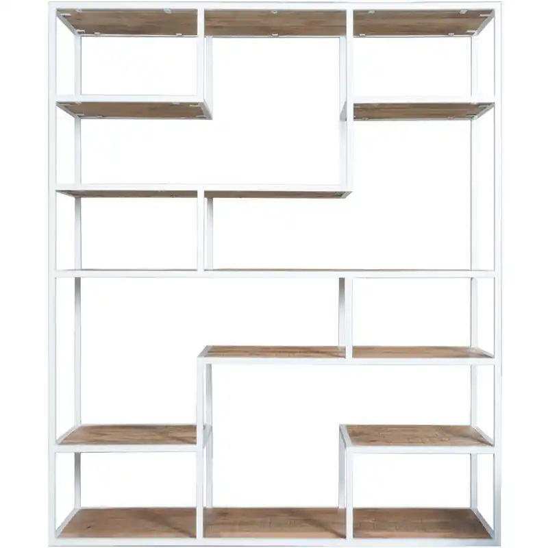 Vakkenkast Huub Wit 210 x 145 cm - Roomdivider Gecertificeerd