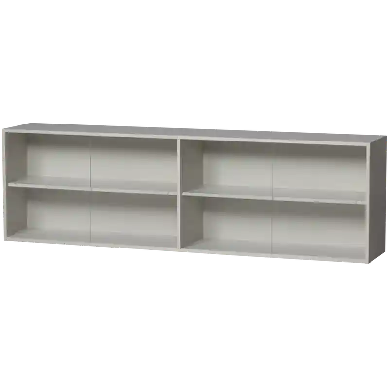 Aanbieding WOOOD Klink Opzetkast - Grenen - Mist - 60x200x35
