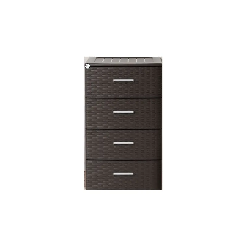 Betaalbaar Plasticforte Bureau organizer - 4 lades - bruin - 39 x 36 x 61 cm - Ladeblok