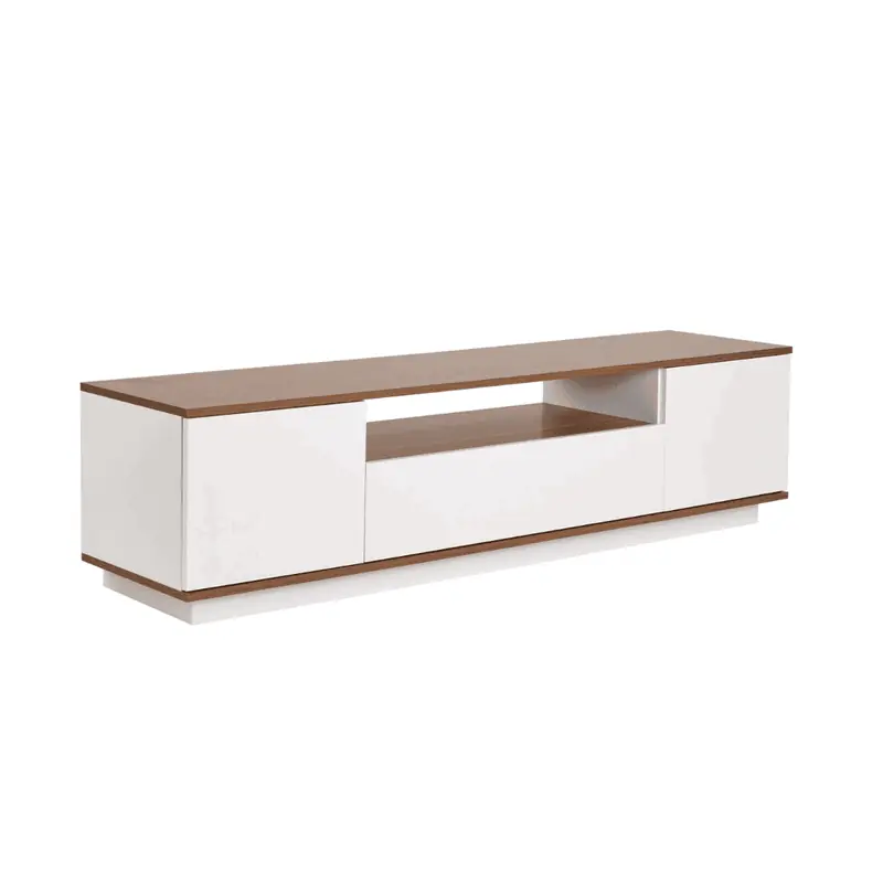 TV-meubel met 3 opklapbare deuren en 1 niche L180 cm - VERAMONT Luxe
