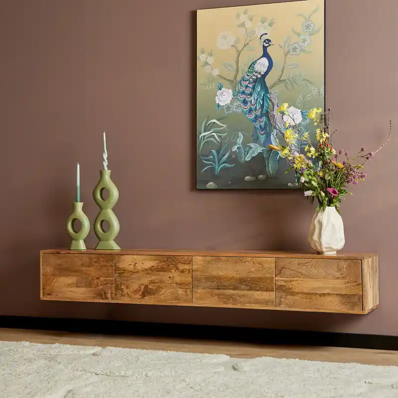 Starfurn Zwevend tv meubel Vision Natural | 200 cm Hoge Kwaliteit