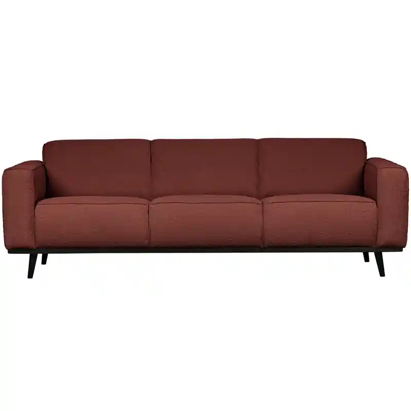 WOOOD Statement 3-Zitsbank - Bouclé - Chestnut - 77x230x93 Bestseller