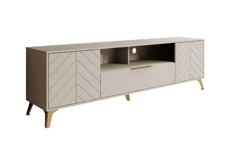 In De Mode Meubella - TV-Meubel Xiano - Beige - 203 cm
