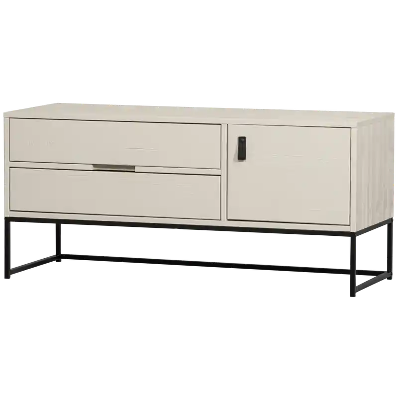WOOOD Silas TV-Meubel - Grenen - Dust - 55x120x44 Veilige Betaling