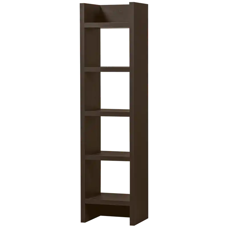 Nieuw Model WOOOD Timo Open Kast - MDF - Donkerbruin - 195x50x40