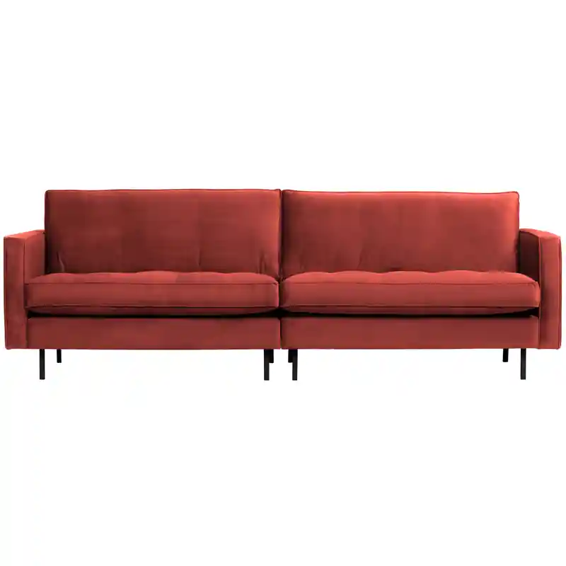 WOOOD Rodeo Classic 3-Zitsbank - Velvet - Chestnut - 83x275x88 Veilige Betaling