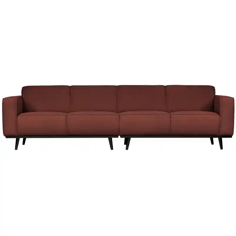 WOOOD Statement 4-Zitsbank - Bouclé - Chestnut - 77x280x93 Goedkoop