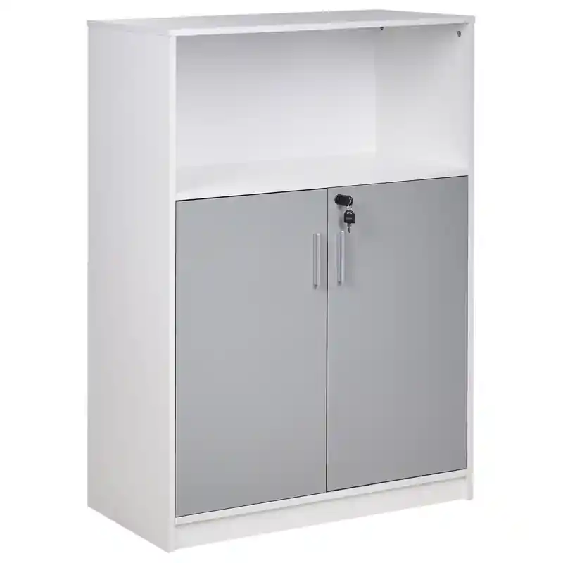 ZEHNA - Sideboard - Lichtgrijs - Vezelplaat Bulkbestelling