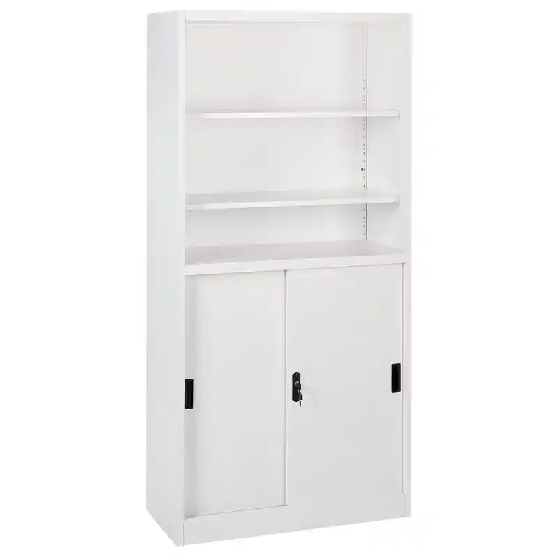 Weekendaanbieding MUSCOVITE - Sideboard - Wit - Staal