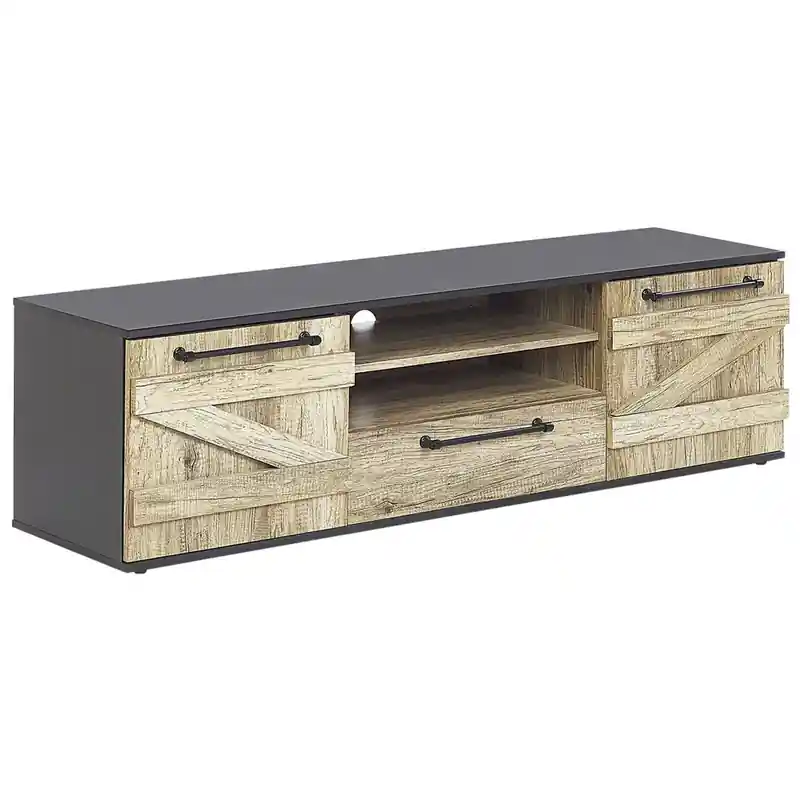 Uitverkoop SALTER  - TV-meubel - Lichte houtkleur - Vezelplaat