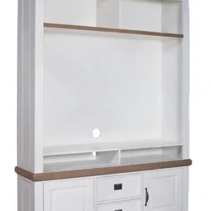 Geld-Terug-Garantie Nordell TV Kast met Plank, 2 Deuren en 2 Laden – Ashford & Co