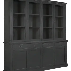 Lage Prijs Velin Vitrinekast met 2x4 Deuren en 4 Laden – Ashford & Co