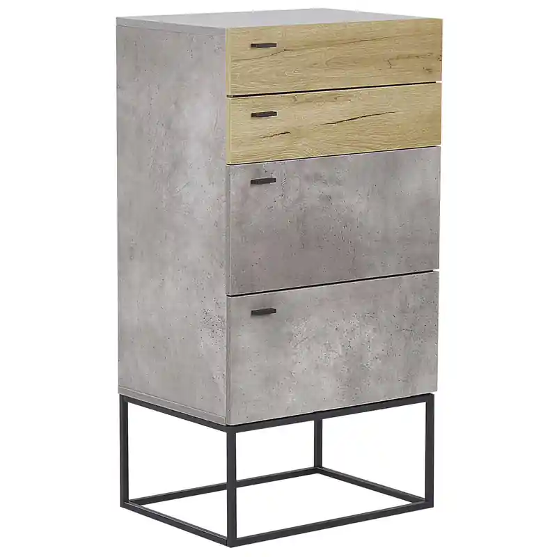 ACRA - Commode - Lichtgrijs - Vezelplaat Geld-Terug-Garantie